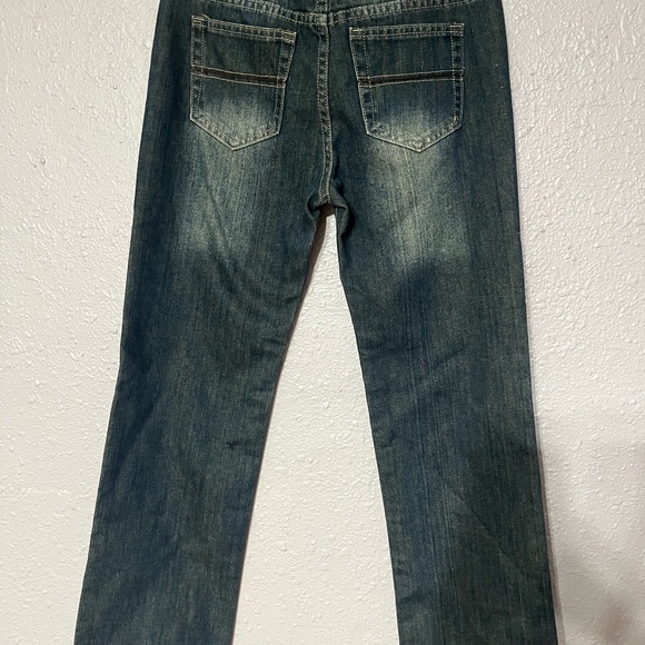 Marc by Marc Jacobs MJ Women’s Size Stretch Low 14 Rise Bootcut blue Jeans Zipp - Picture 7 of 8